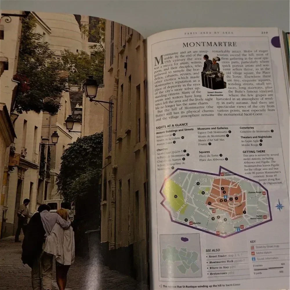 Paris France DK Eyewitness Travel Guides 2007 Illustrated Softcover -